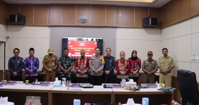 Ngobrol Lintas Sektoral yang di adakan oleh KPUD Kabupaten Kapuas di Aula Polres Kapuas, Senin (8/1/2024).