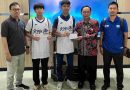 Ketua Perbasi Kapuas H.SuwarnoMuriyat Lepas Dua Atlet Basket Muda Keseleknas Di Palangka Raya