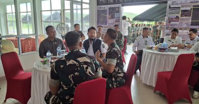 Kunjungan IRDAM XXII/Tambun Bungai ke Yonif 924/Uria Mapas Diapresiasi Ketua DPRD Bartim