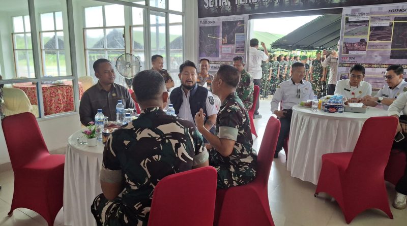 Kunjungan IRDAM XXII/Tambun Bungai ke Yonif 924/Uria Mapas Diapresiasi Ketua DPRD Bartim