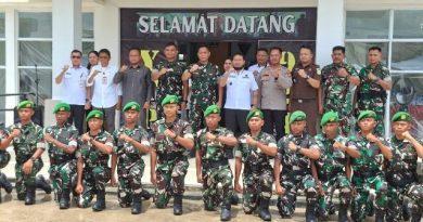 Di Yonif 924 Uria Mapas – Kunker Irdam XXII Tambun Bungai, Wabup Bartim Tekankan Sinergi dan Ketahanan Pangan