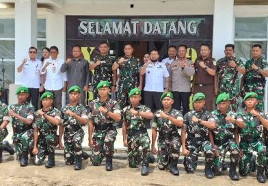 Di Yonif 924 Uria Mapas – Kunker Irdam XXII Tambun Bungai, Wabup Bartim Tekankan Sinergi dan Ketahanan Pangan