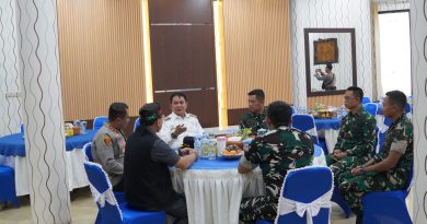 Kunjungan Kasrem 102 ke Bartim, Ngopi Bareng Bupati Bahas Sejumlah Isu Strategis