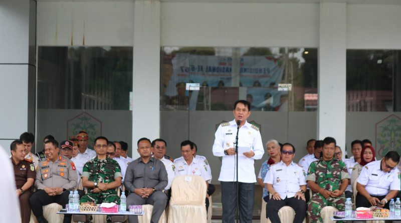 Bupati Bartim Lepas Puluhan Kontingen FBIM 2026 Menuju Palangka Raya