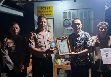 Kapolsek Ajak Warga Aktifkan Ronda Malam, Poskamling RT 21 Tamiang Layang Raih Juara II Lomba Satkamling