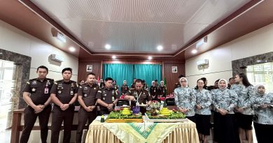 Pelaksanaan Hari Bhakti Adhyaksa ke-66, Kejari Barito Timur Gelar Syukuran