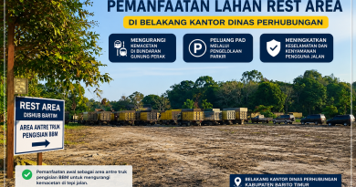 Dishub Bartim Siapkan Rest Area untuk Kurangi Kemacetan dan Tingkatkan PAD