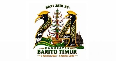 Hari Jadi Barito Timur ke-24 Bupati M. Yamin Tetapkan Tema dan Logo, Usung Semangat Sinergi Budaya dan Pembangunan Berkelanjutan