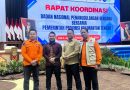 Wabup Bartim Ikuti Rakor BNPB Bahas Penanganan Karhutla dan Kekeringan di Kalteng