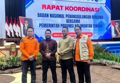 Wabup Bartim Ikuti Rakor BNPB Bahas Penanganan Karhutla dan Kekeringan di Kalteng