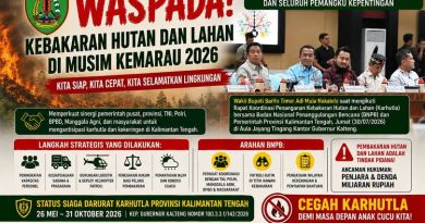 Waspada Karhutla di Musim Kemarau 2026, Masyarakat Diminta Tingkatkan Kesiapsiagaan