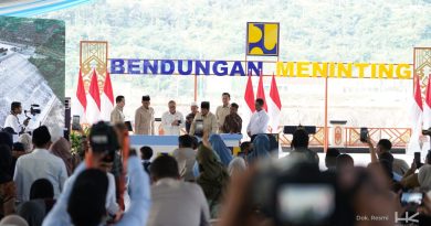 Bendungan Meninting Garapan Hutama Karya Jadi Pusat Peresmian Lima Bendungan Nasional Yang Diresmikan Oleh Presiden Prabowo