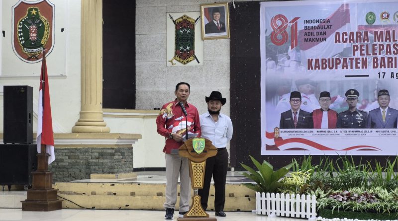 Bupati Lepas Paskibraka Barito Timur 2026, Tekankan Disiplin, Integritas, dan Pengabdian