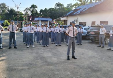 Kesbangpol Barito Timur Gelar Upacara Tantingan untuk Persiapkan Mental Calon Paskibraka 2026