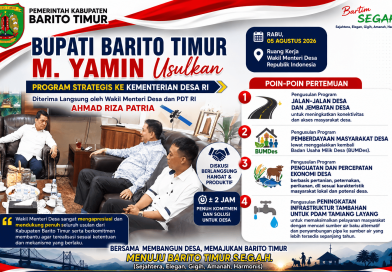 Wamendes Dukung Penuh Usulan Program Strategis Bupati M. Yamin untuk Barito Timur