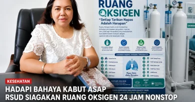 Hadapi Ancaman Kabut Asap, RSUD Siagakan Ruang Oksigen 24 Jam
