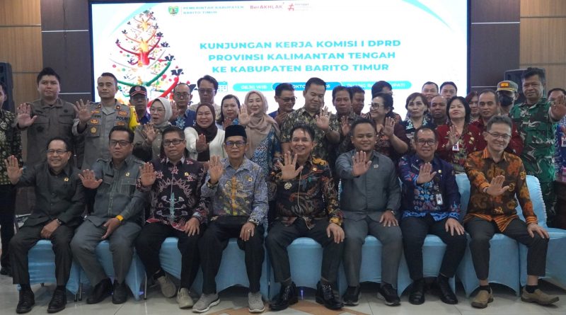 Komisi I DPRD Kalteng Kunjungi Bartim, Pemkab Dorong Penguatan PAD dan Pengelolaan Potensi Daerah