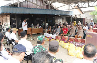 14 Rumah Terdampak Kebakaran, Pemkab Kapuas Salurkan Bantuan Rp. 30 Juta